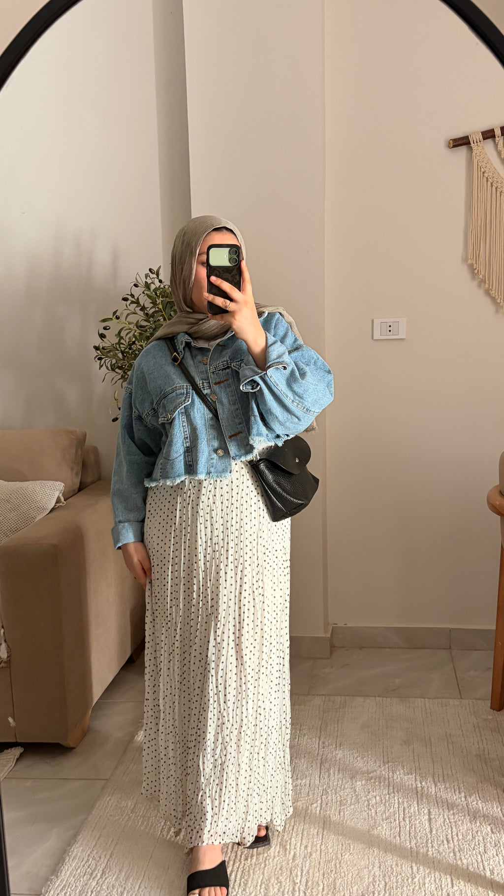 Polka dots skirt
