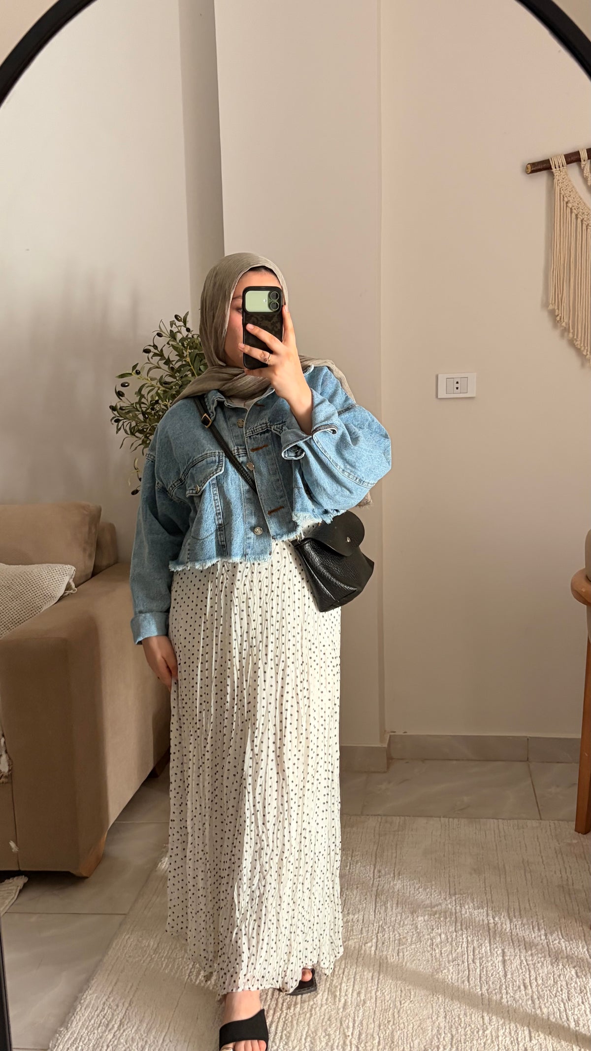 Polka dots skirt